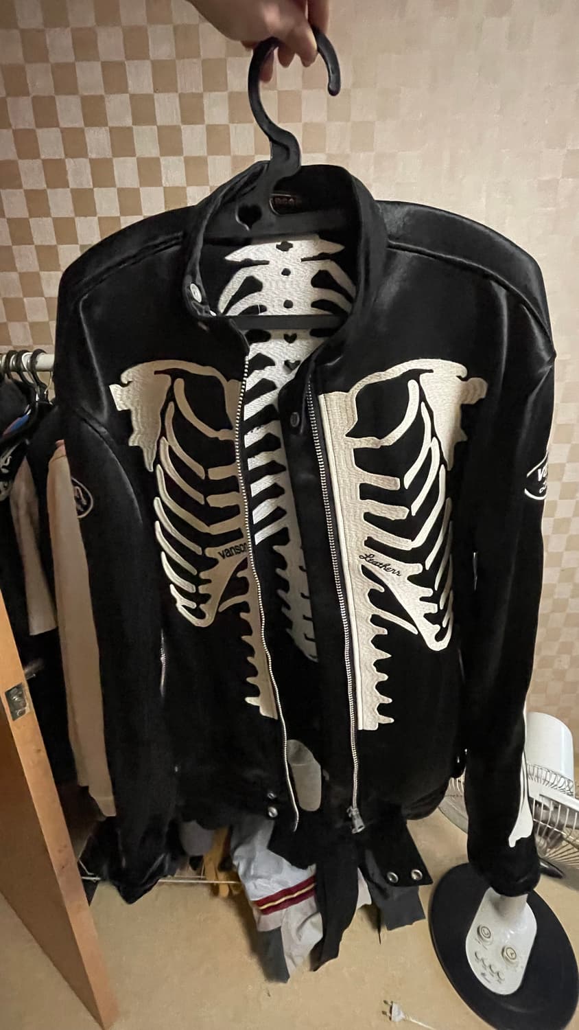 벤슨 레더 본 라이더 자켓 상품이미지3