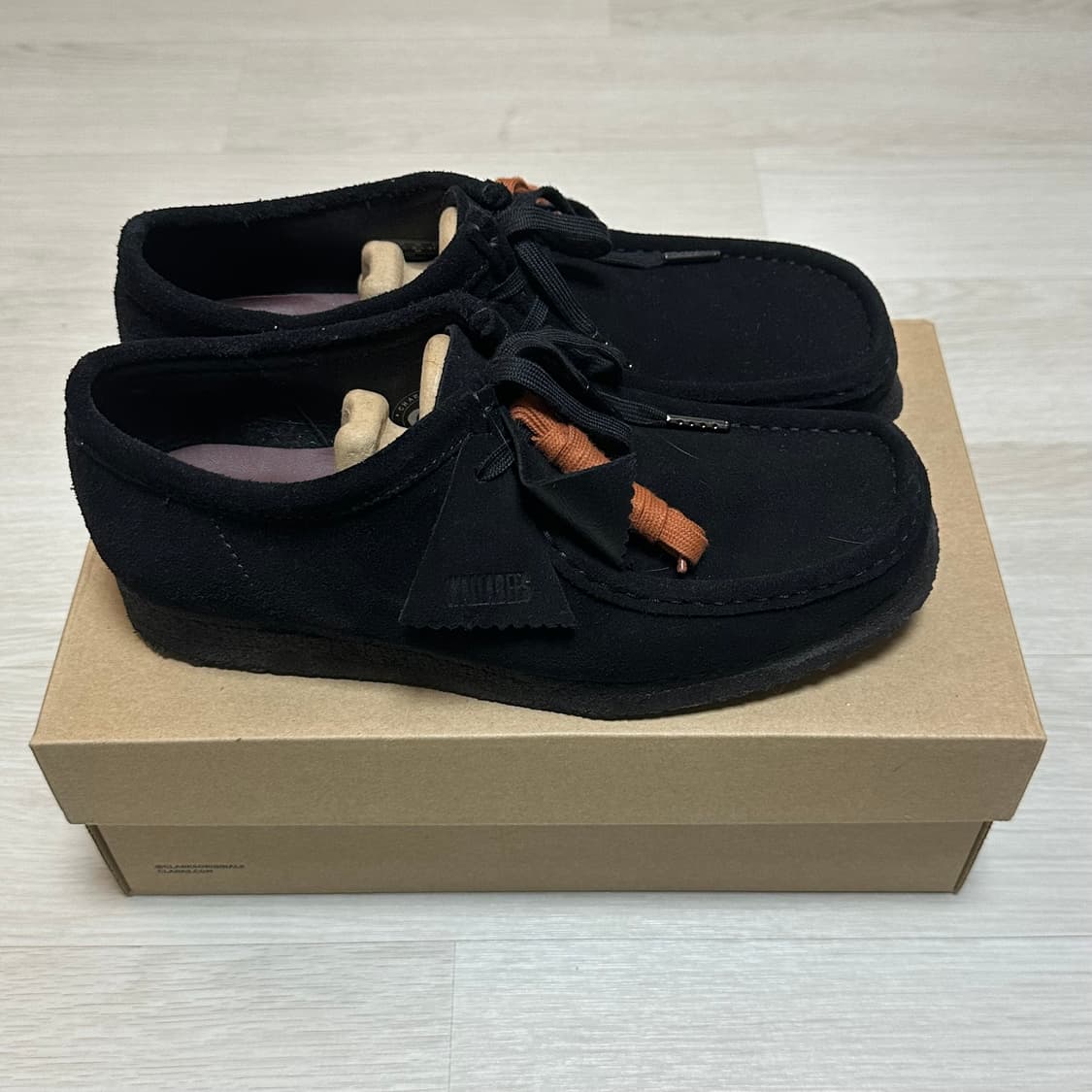 클락스 왈라비 블랙 스웨이드 UK 7.5 상품이미지4