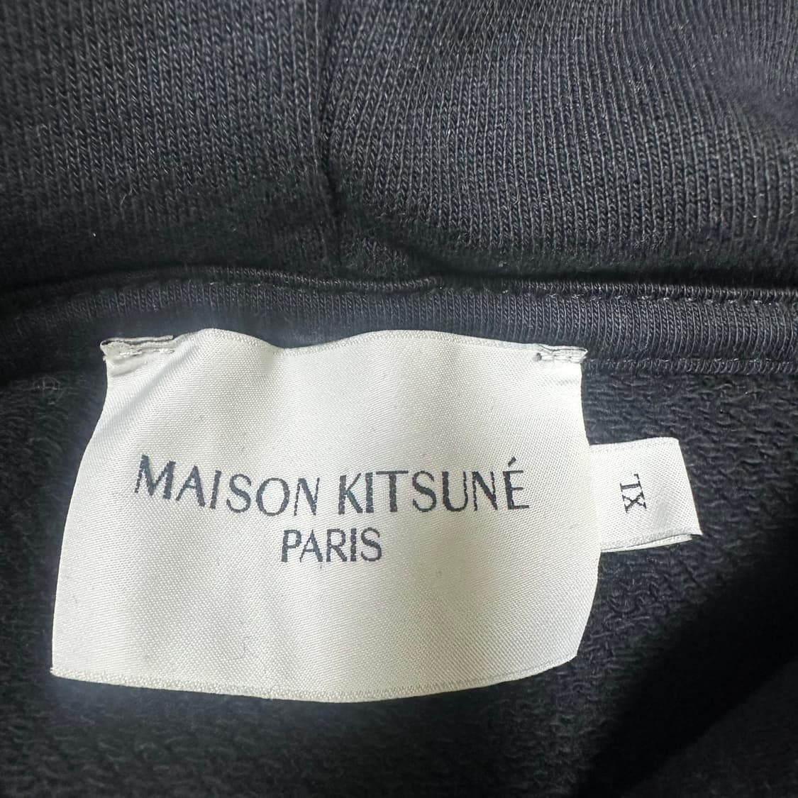 ✨ (바배) 메종키츠네 트리컬러 폭스 로고 후드티  상품이미지3