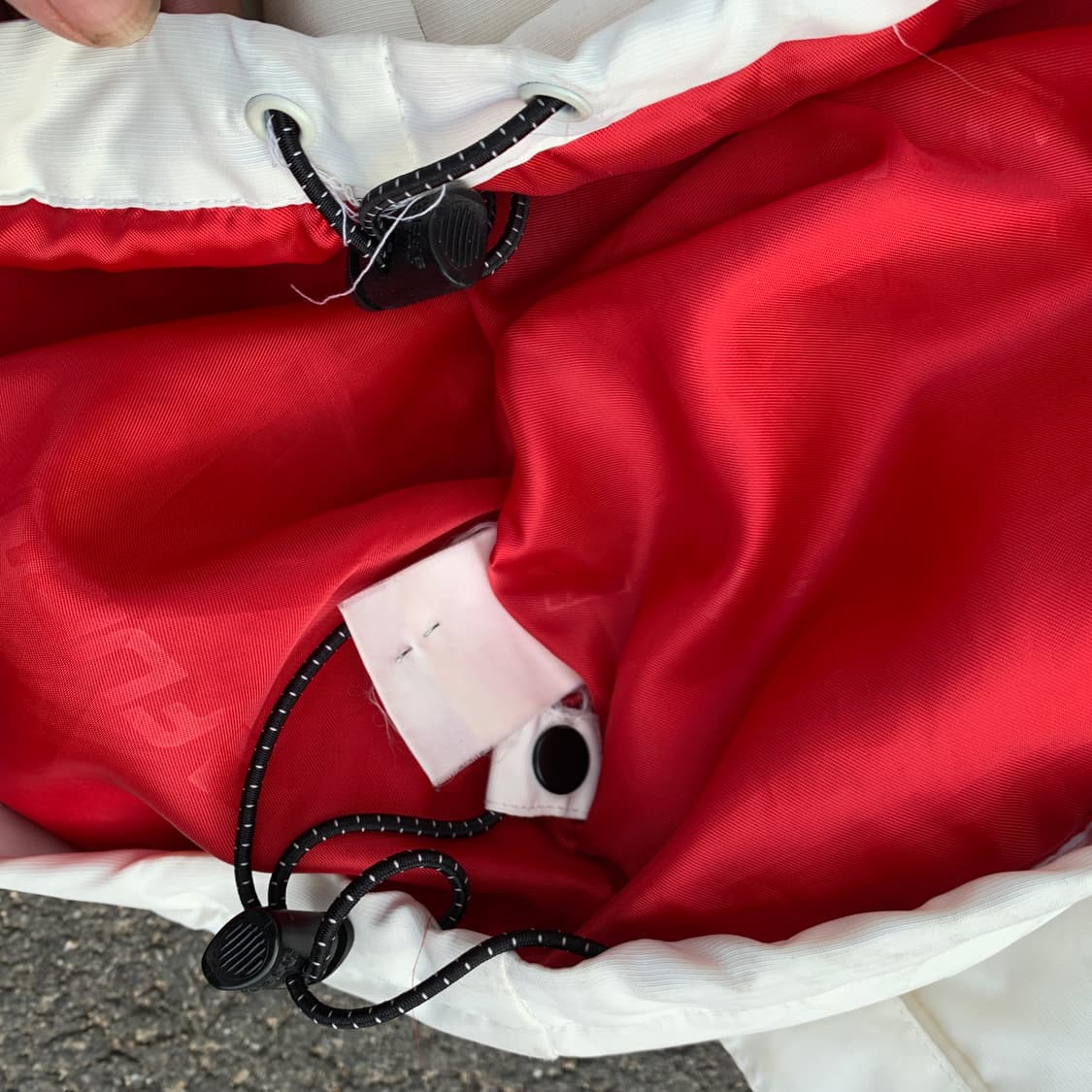 00s FUBU 후부 올드스쿨 화이트 덕다운 패딩 올드스쿨 자켓 105 상품이미지9