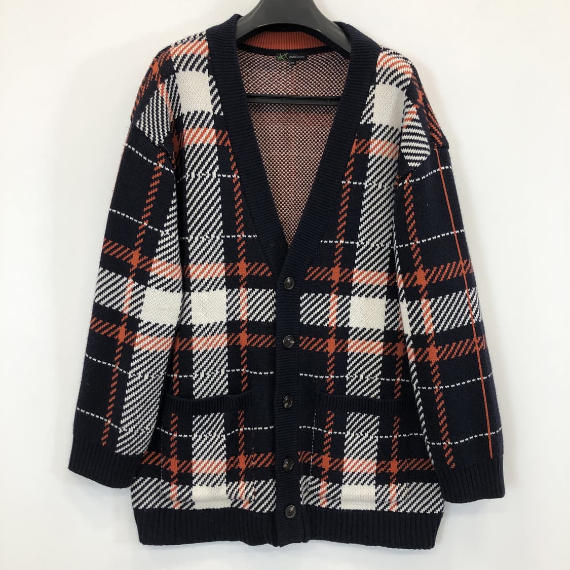 BASSO 바쏘 체크 니트가디건 110 상품이미지1