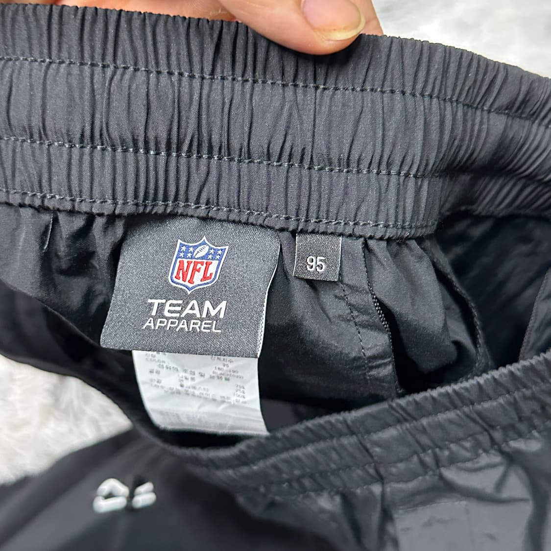 NFL 우븐 트레이닝 세트 XXL 블랙 상품이미지6