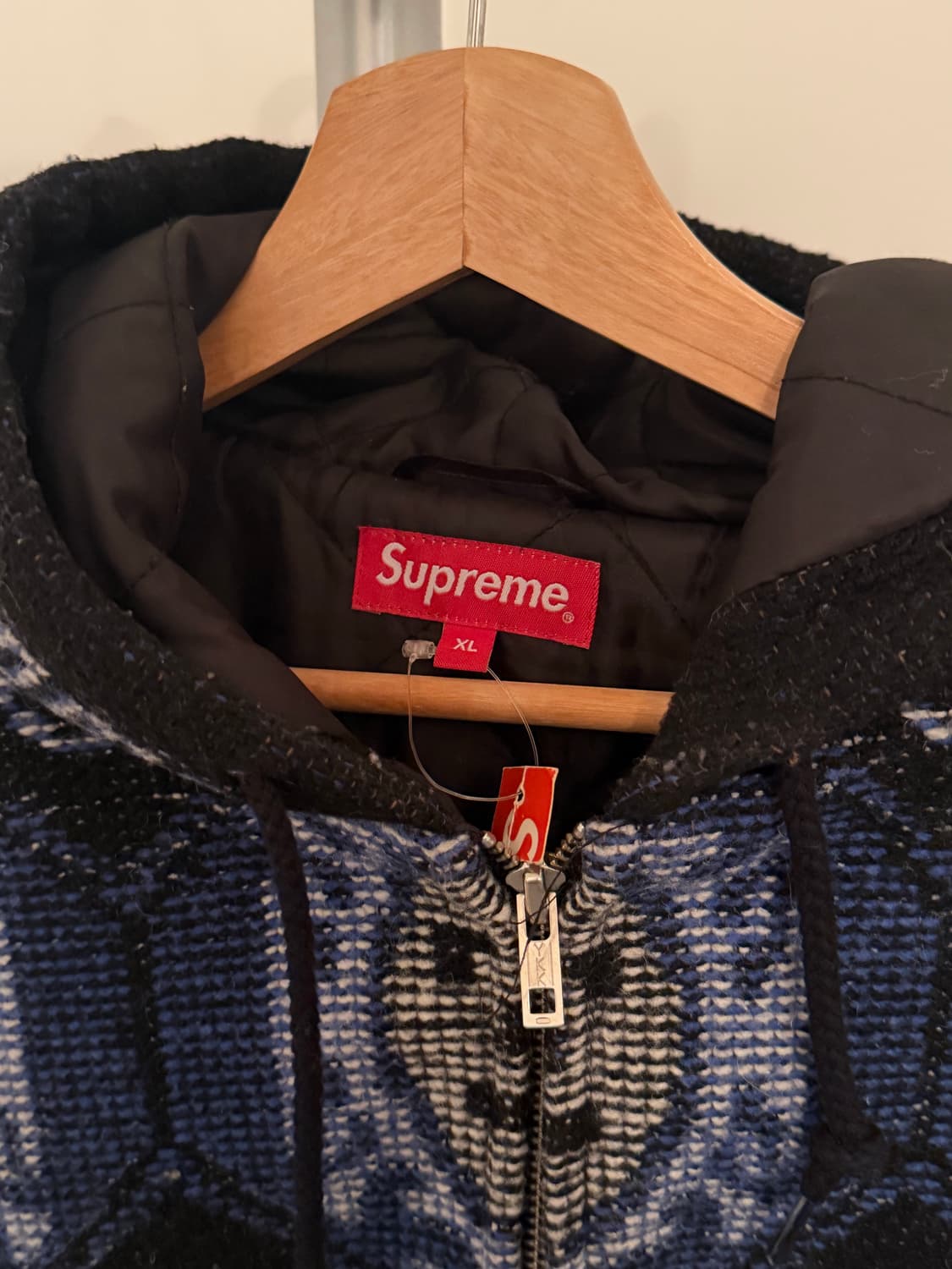 (XL) 22fw 슈프림 우븐 후디드 자켓 상품이미지4