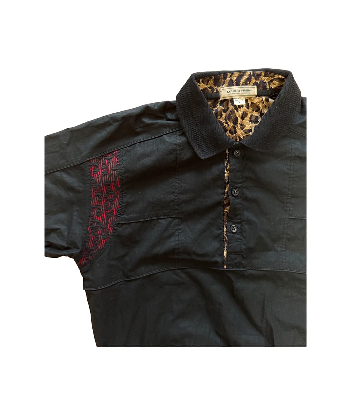 vintage mix fabric half sleeve (M 상품이미지1