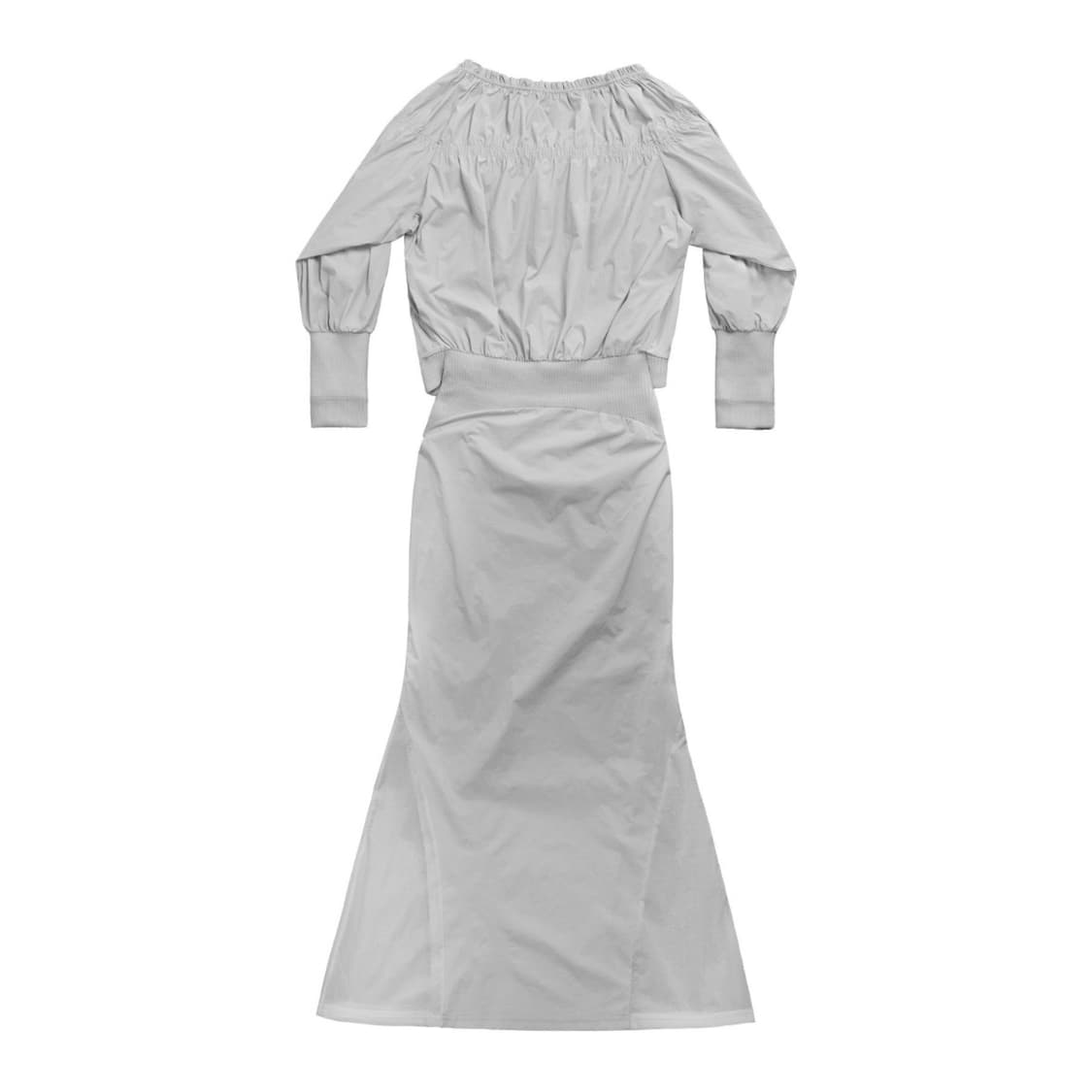 오호스 투웨이 머메이드 원피스 그레이 상품이미지2