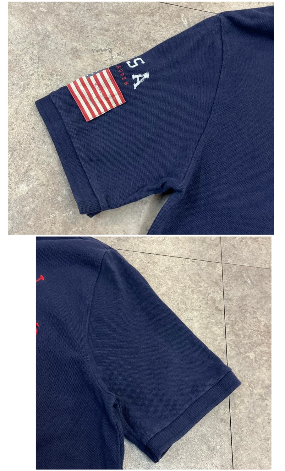 폴로 랄프로렌 빅포니 반팔 카라티 네이비 XL #csz3832 상품이미지7