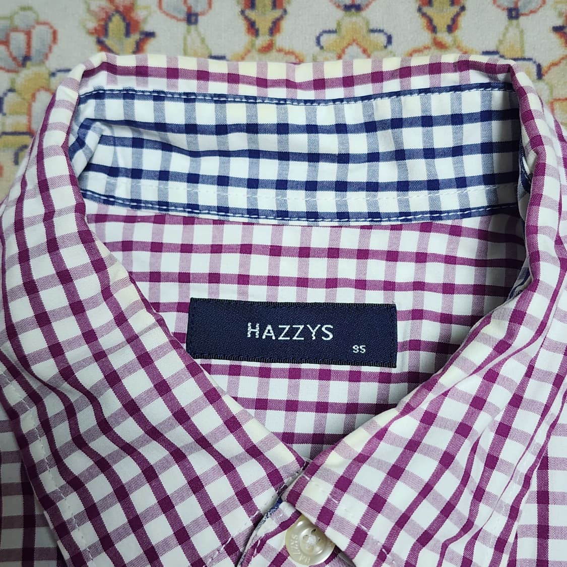 헤지스 코튼 남성 체크 셔츠
95 상품이미지4