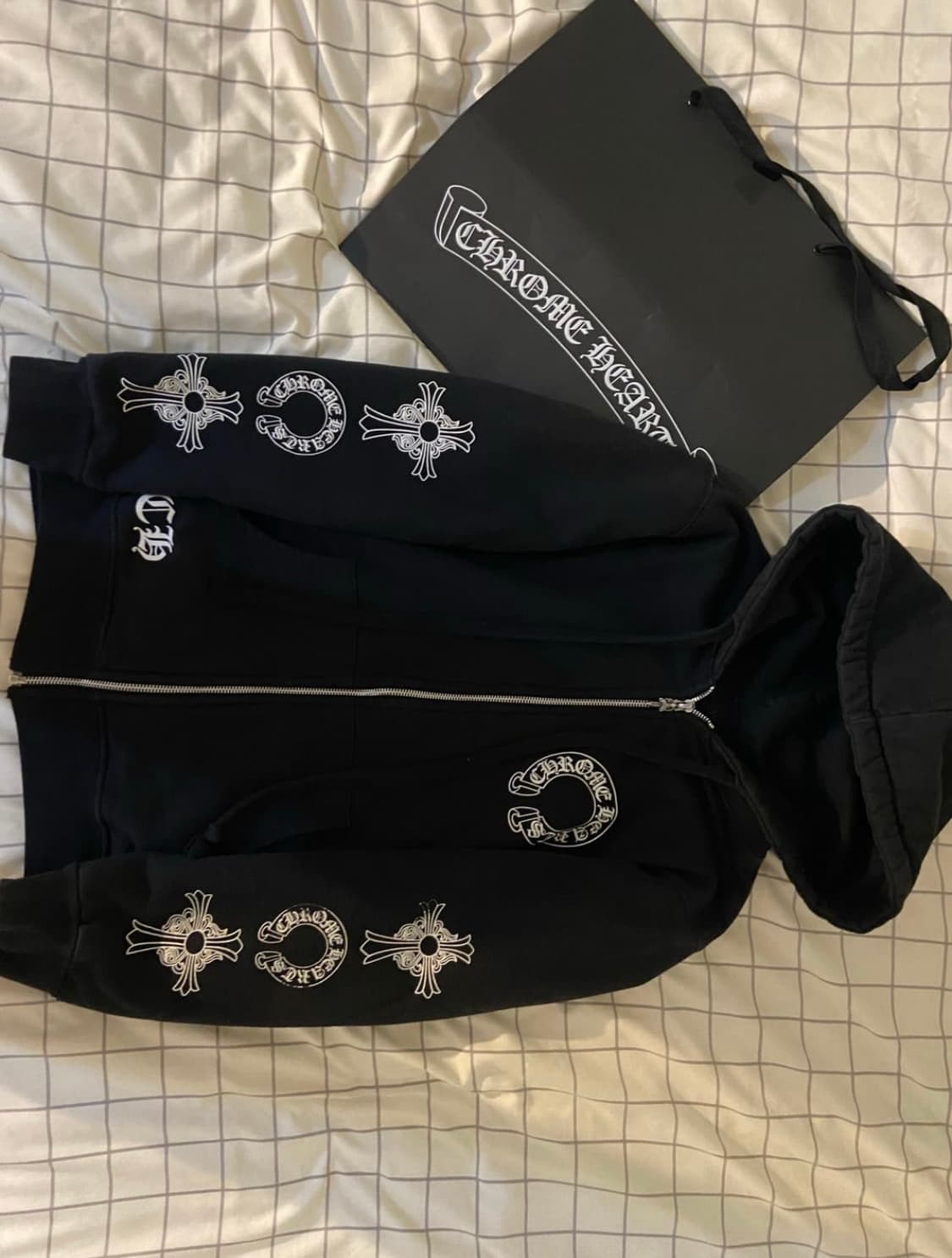 크롬하츠 홀스슈 T바 헤비웨이트 후드집업 상품이미지2