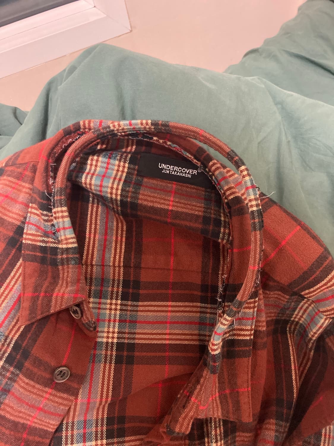 언더커버 체크 셔츠 상품이미지4