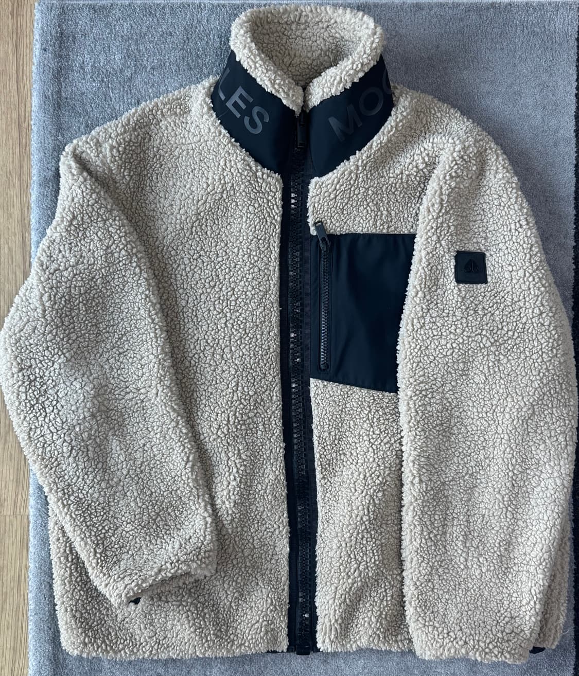 무스너클 후리스 베이지 XL 상품이미지1