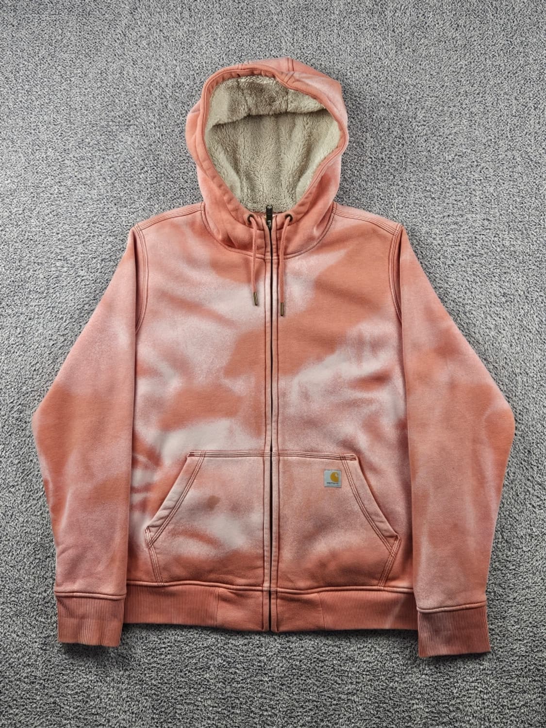 칼하트 다잉워시드 커스텀 쉐르파 라인드 후드집업 ( XL )/ 10825 상품이미지2