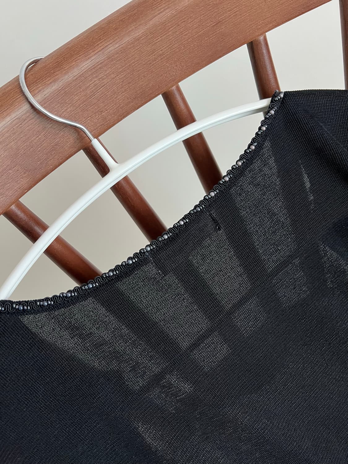 큐레쥬 블랙 앙상블 반팔 니트 가디건 꾸레쥬 상품이미지9