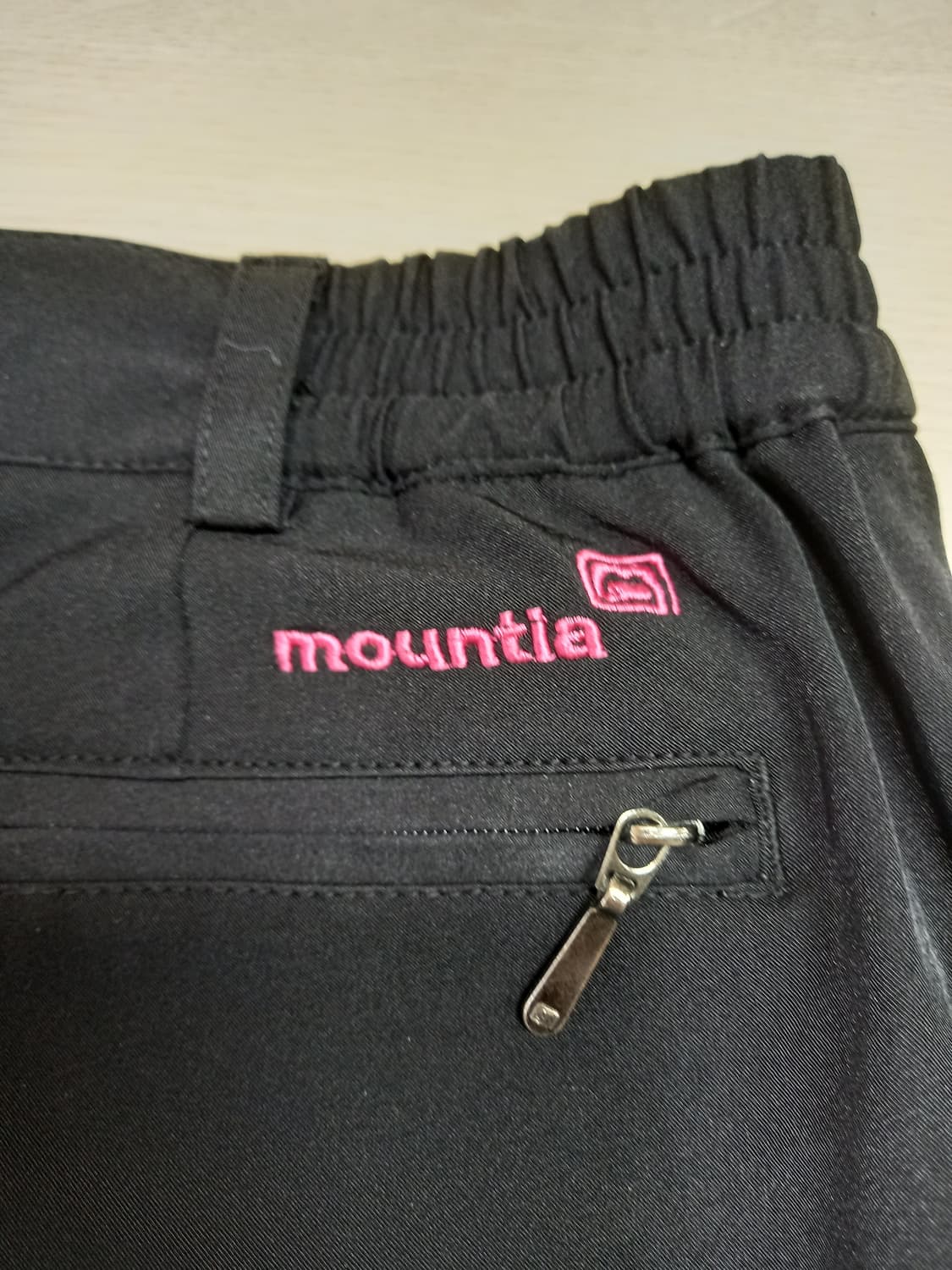 27 mountia 봄여름용 스판 등산바지 블랙 27-624 상품이미지5