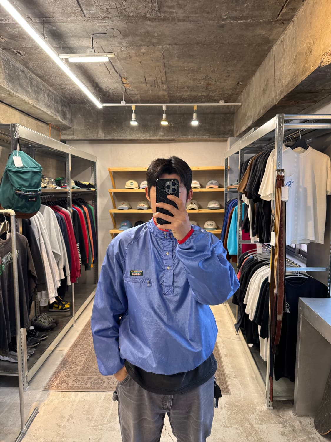 80s 엘엘빈 립스탑 스냅티 아노락  상품이미지2