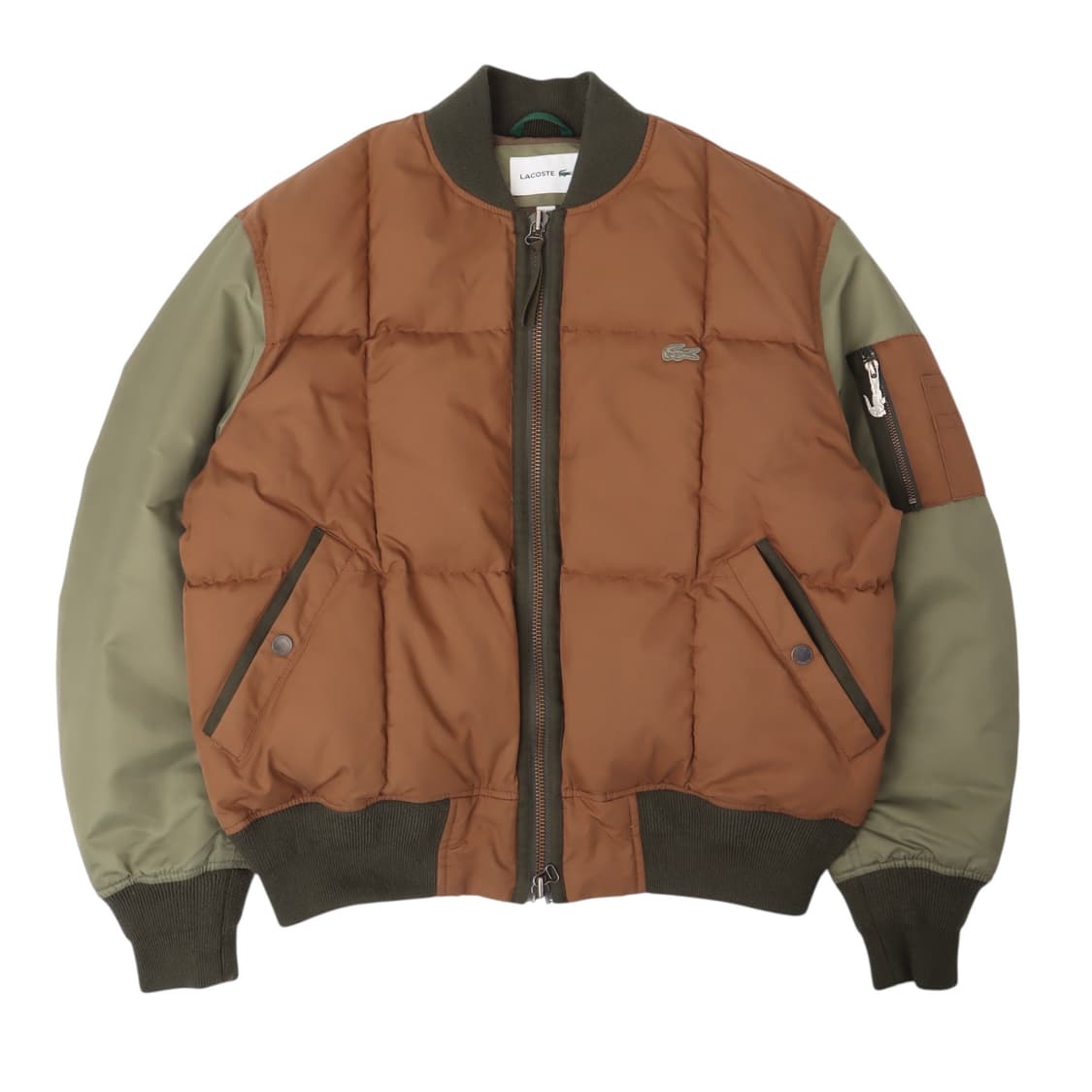 라코스테 브라운 패딩 스타디움 블루종 상품이미지1