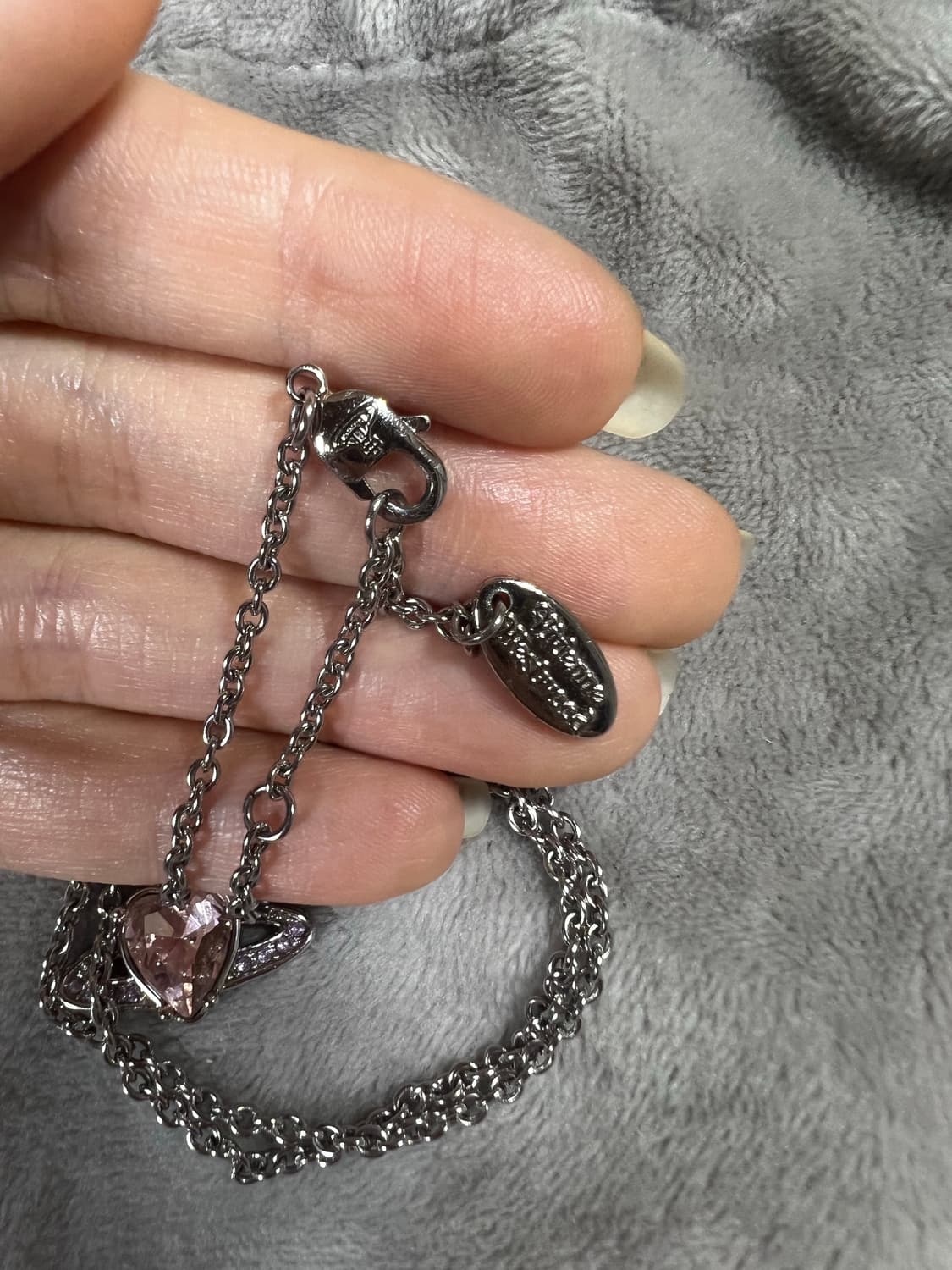 비비안웨스트우드 아리엘라 핑크 목걸이 상품이미지4