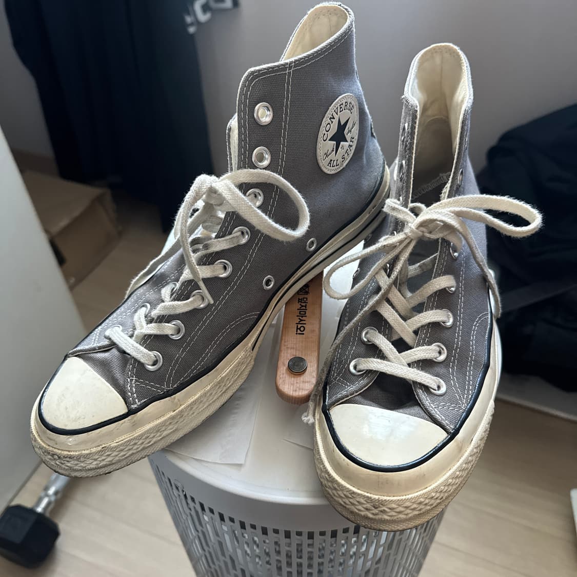 [275] 컨버스 척테일러 하이 그레이 상품이미지1