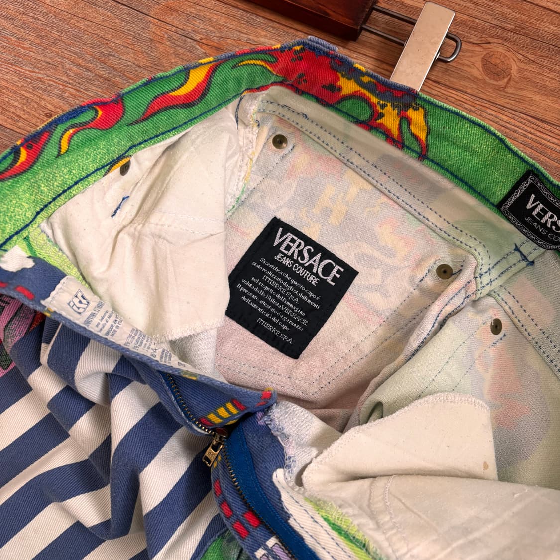 90s 아카이브 24 베르사체 정품 데님 청바지 VJC 빈티지 상품이미지9