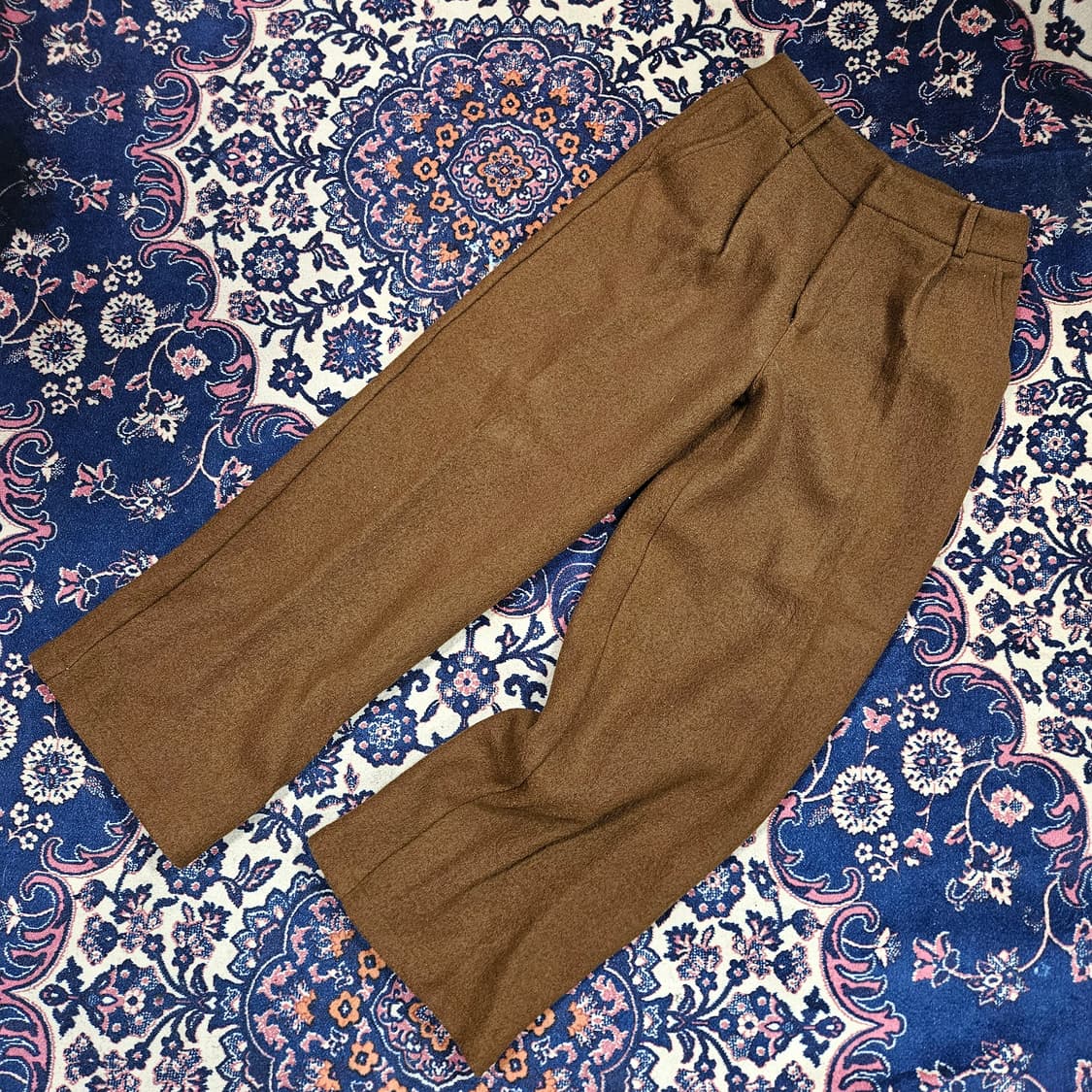 제네럴아이디어 x STND Wool 100% 핀턱 와이드 팬츠 M 상품이미지1