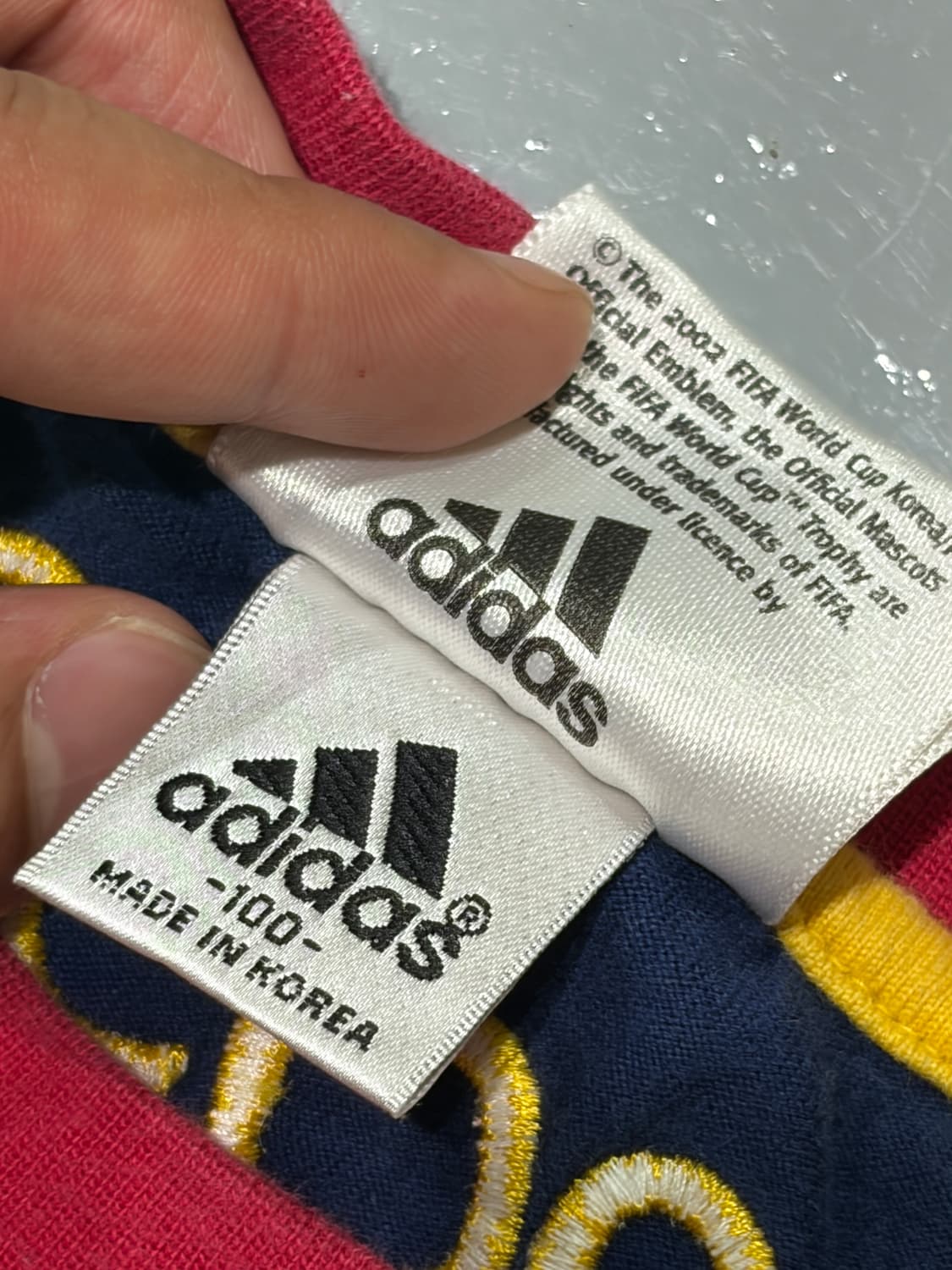 아디다스(adidas) 2002월드컵 스페인 국대 링거티셔츠 상품이미지5