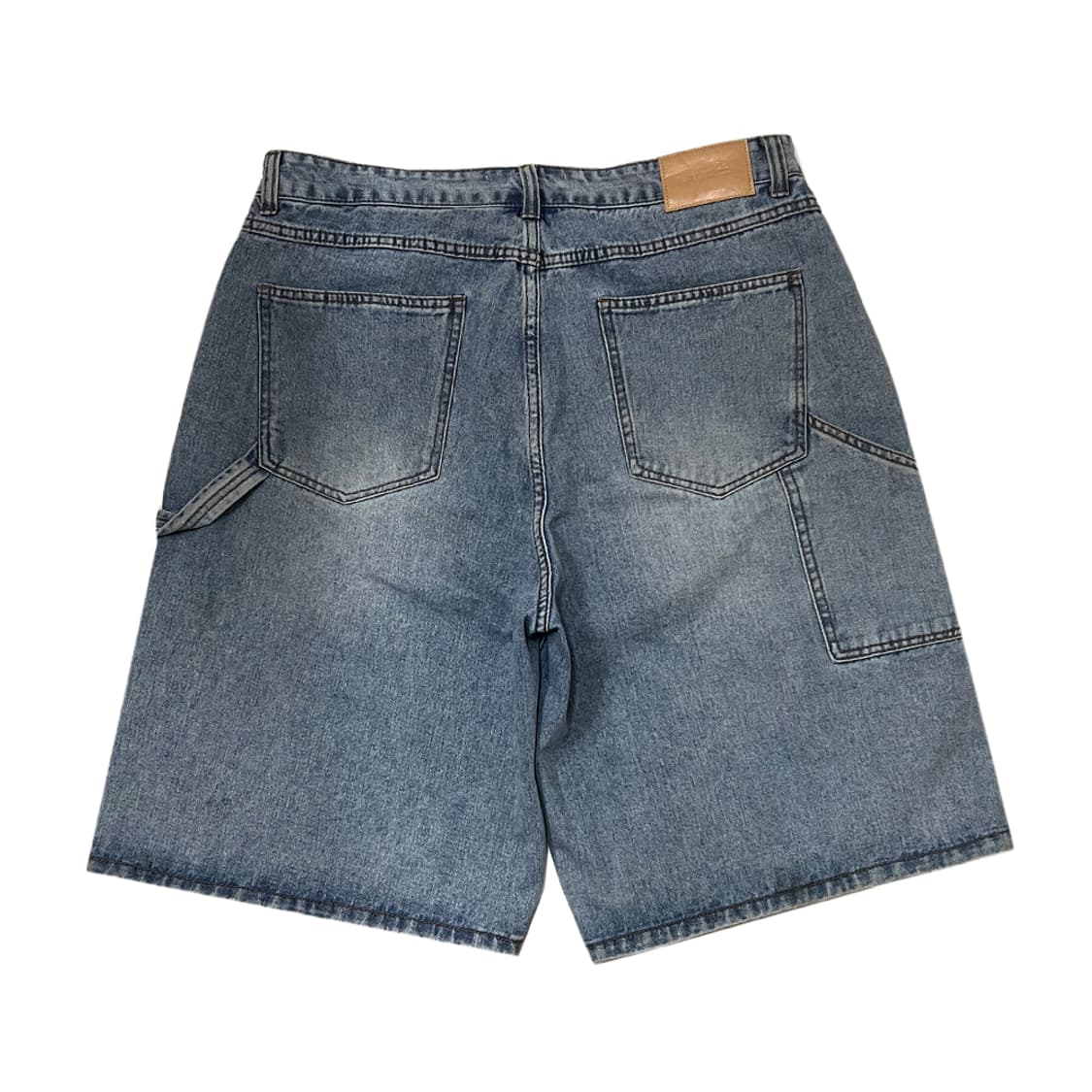 플랙 x 메르고 카펜터 버뮤다 데님 팬츠 반바지 XL 상품이미지2