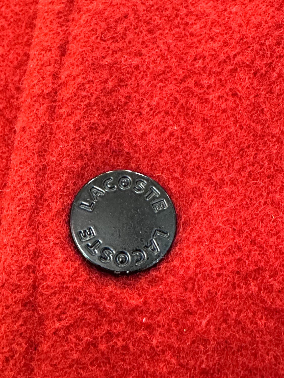 라코스테 레드 배색 양가죽 스타디움 자켓 상품이미지3