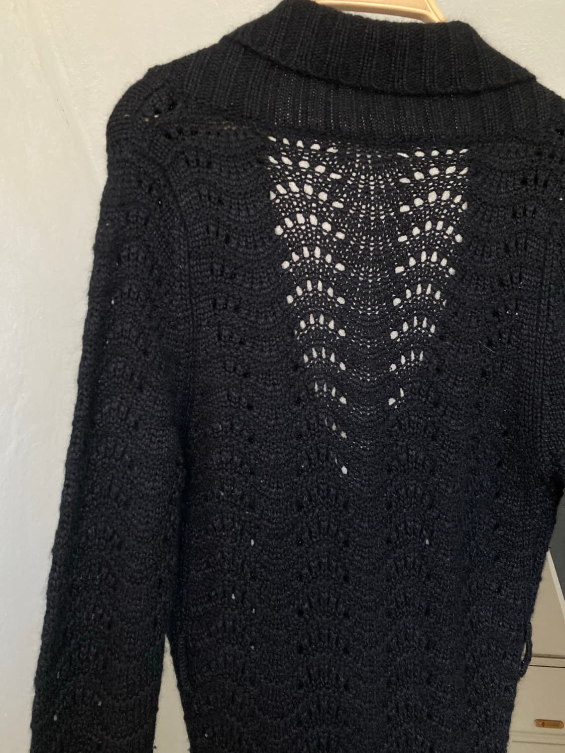 블랙 페어리 울 롱 가디건 상품이미지6