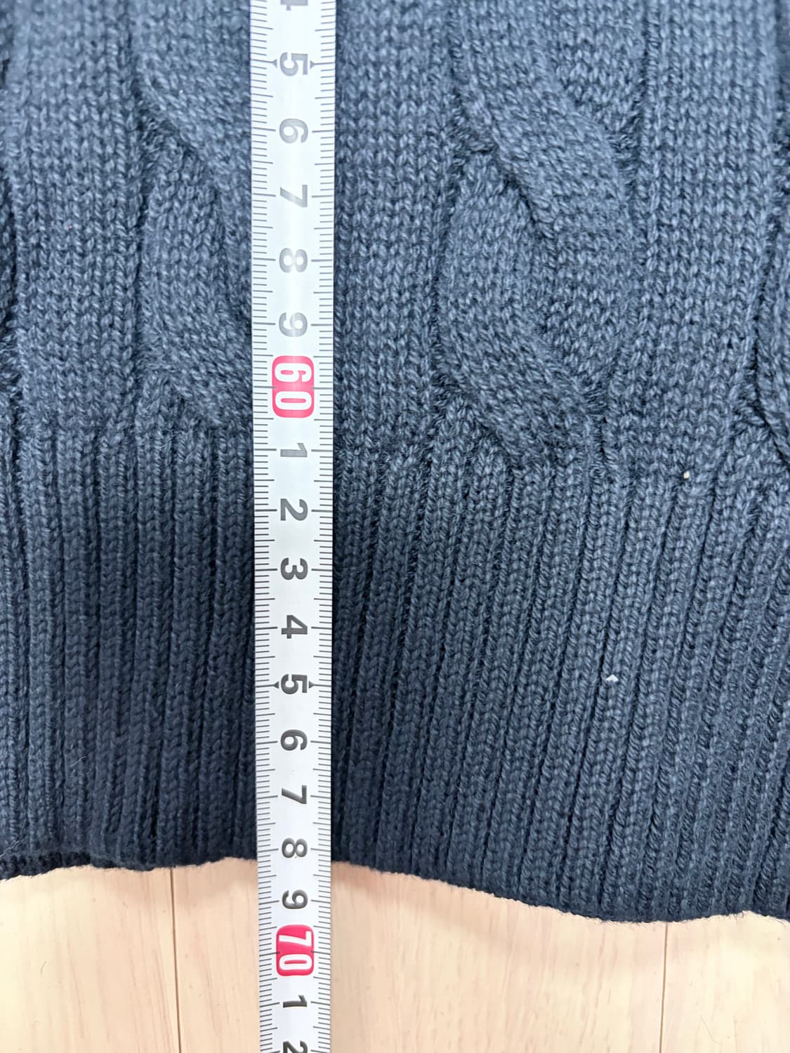 폴로 면 꽈배기 니트 L사이즈 새상품  상품이미지3