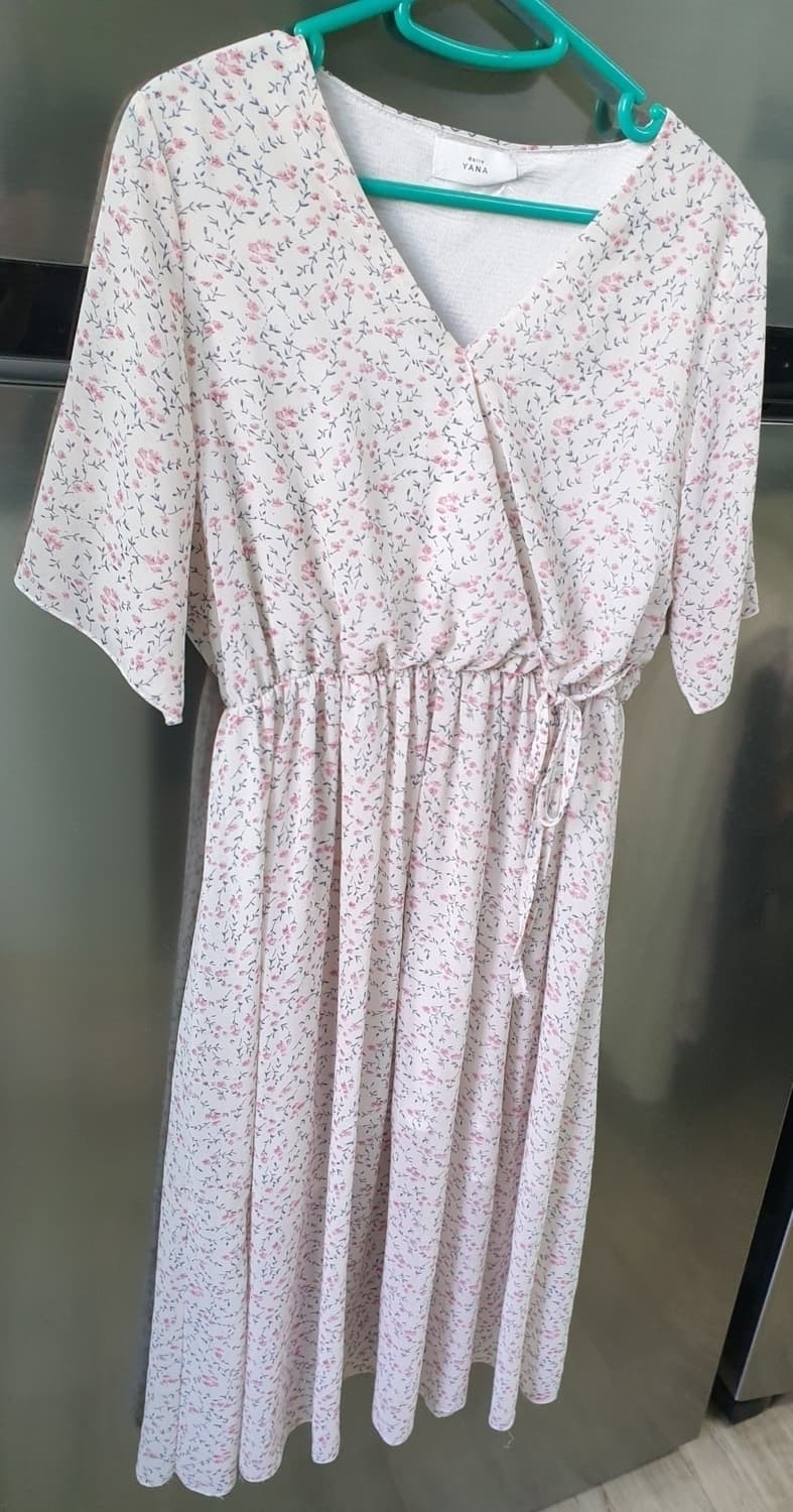 반팔 플라워 원피스2개 상품이미지5