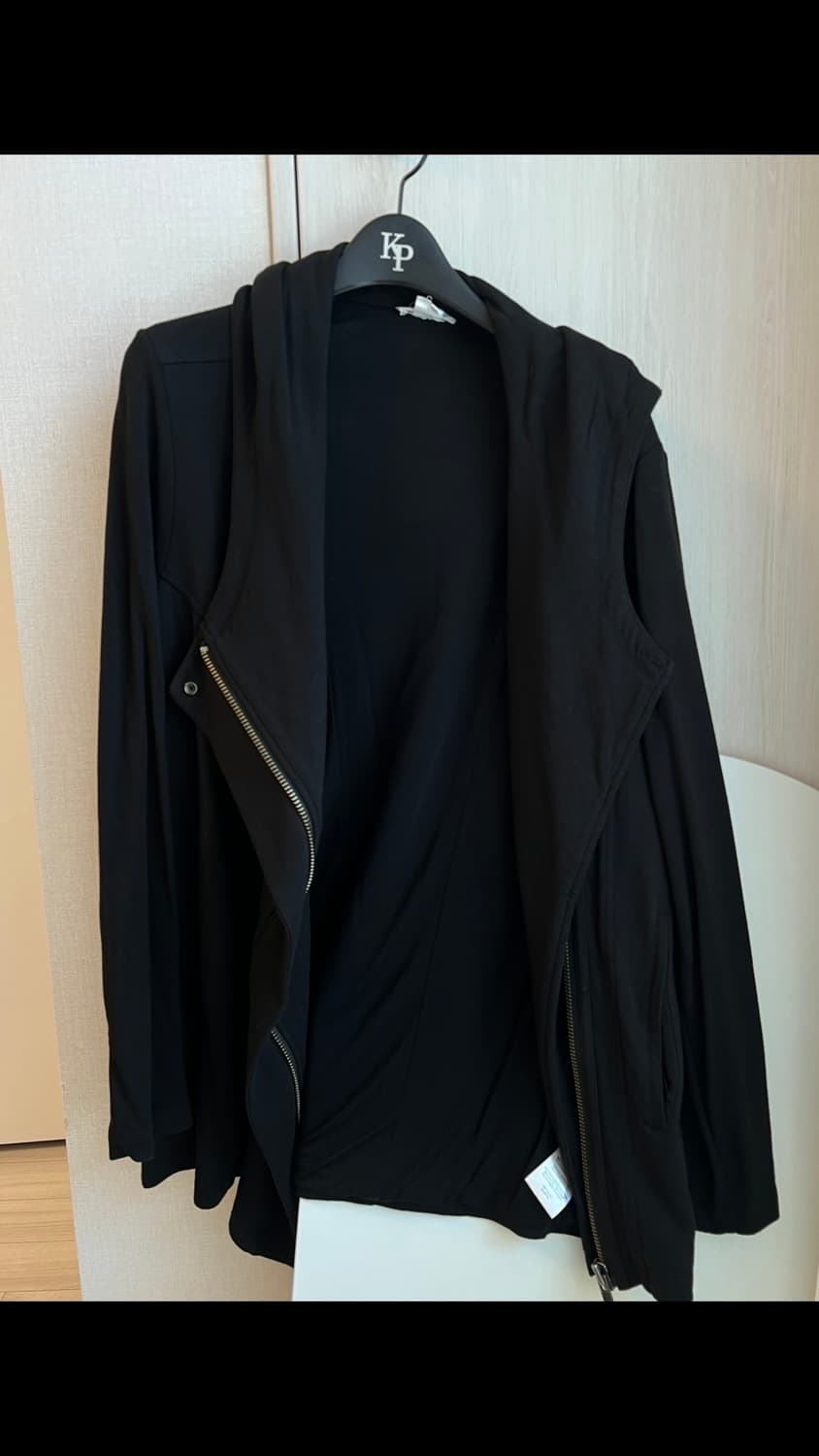 헬무트 랭 비대칭 드레이프 후드 집업 Helmut Lang 상품이미지3