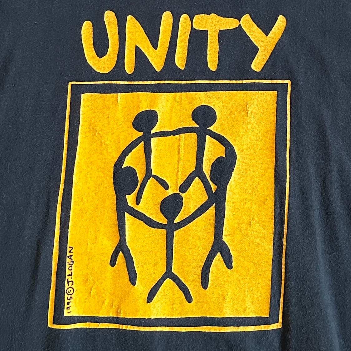 90’s Hanes usa made J.Logan 1/2 tee 상품이미지3