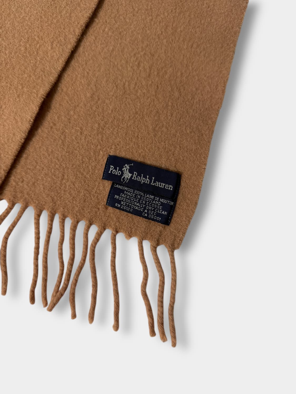 폴로 랄프로렌 램스울 브라운 머플러 상품이미지6
