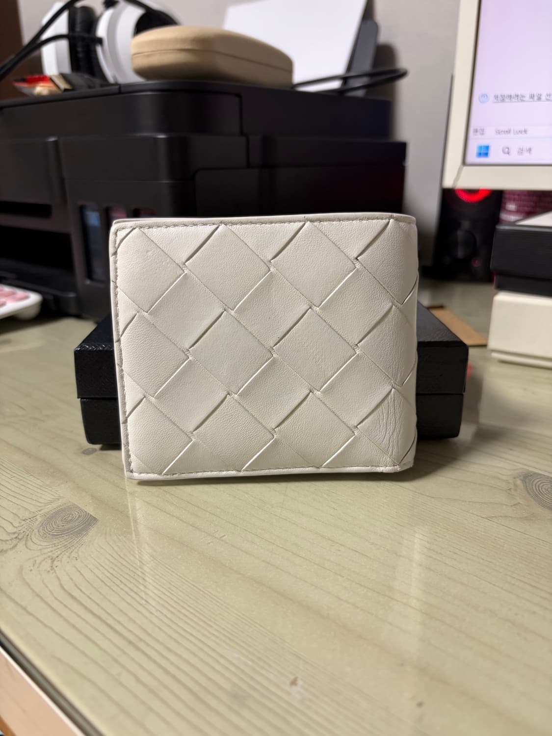 보테가 베네타 인트레치아토 코인 반지갑 상품이미지2