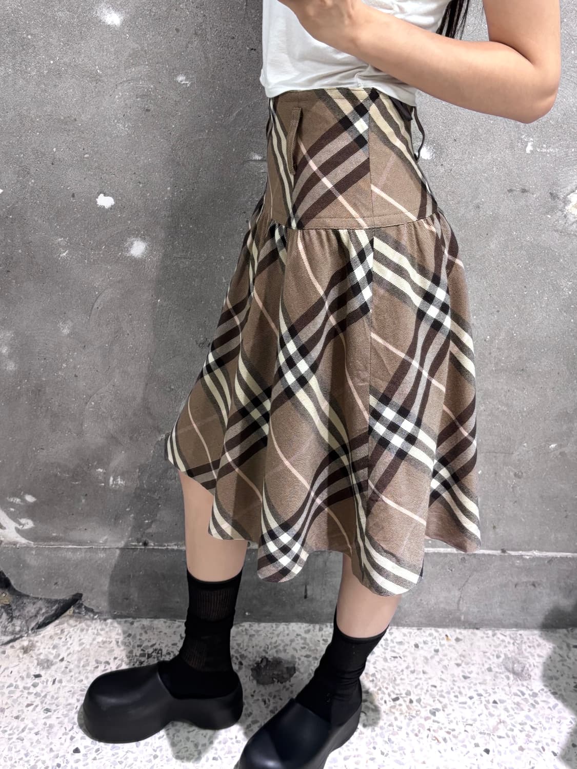 Burberry 버버리 노바체크 울 플리츠 스커트 상품이미지3
