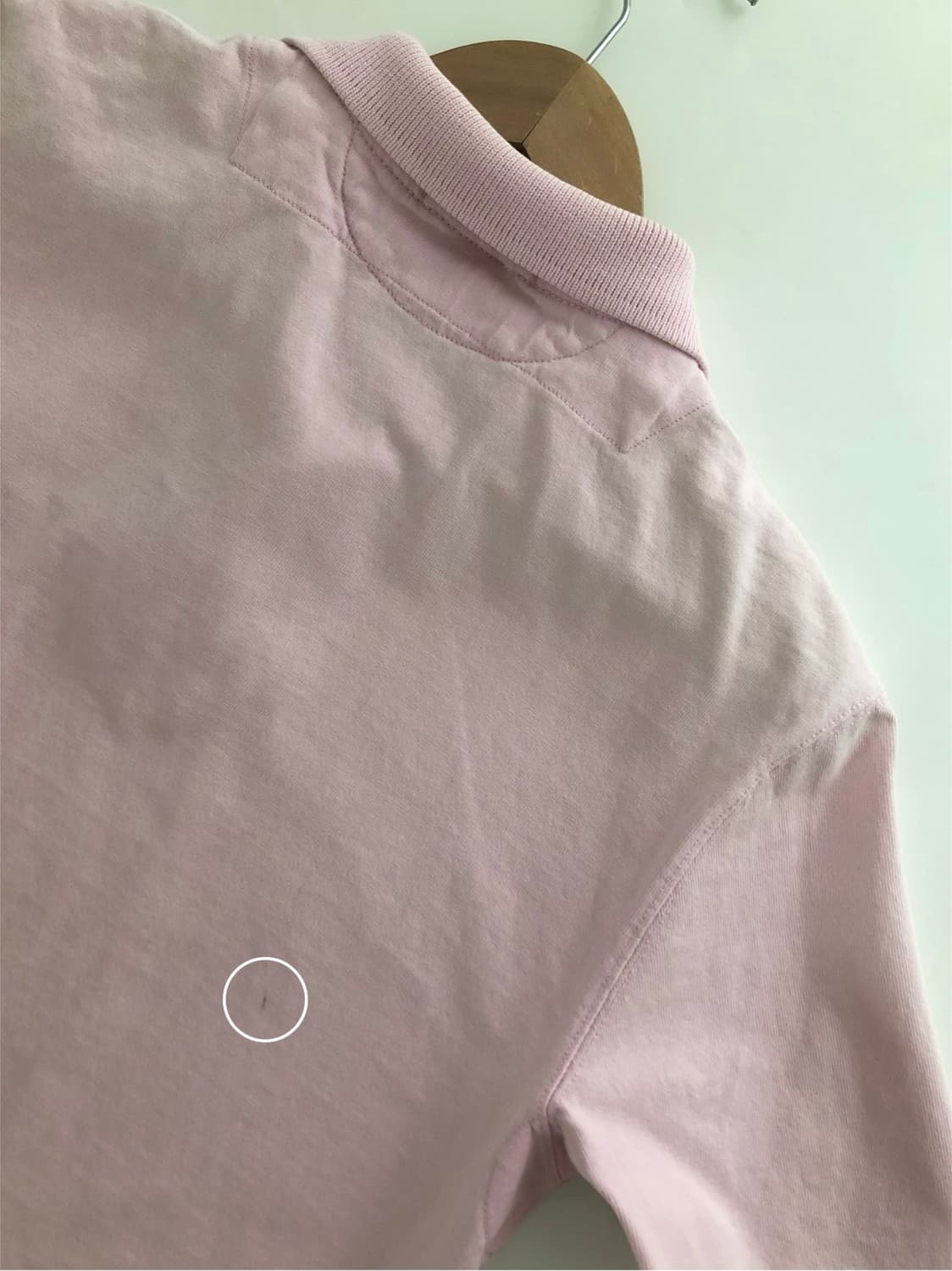 Polo 폴로 랄프로렌 핑크컬러 골프로고 럭비 티셔츠 상품이미지8