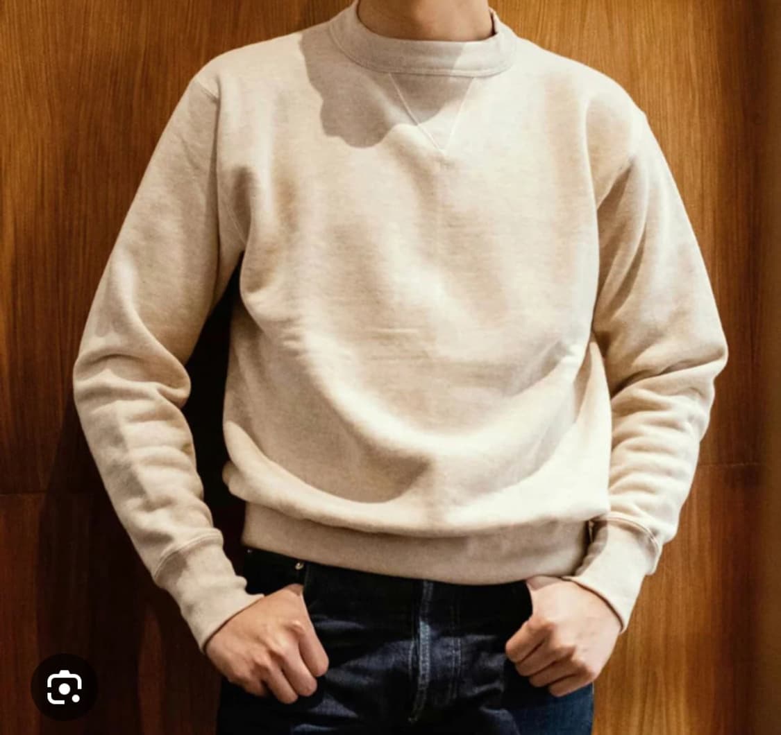 쿠쉬맨cushman 샛인슬리브스웻 M새상품 상품이미지2