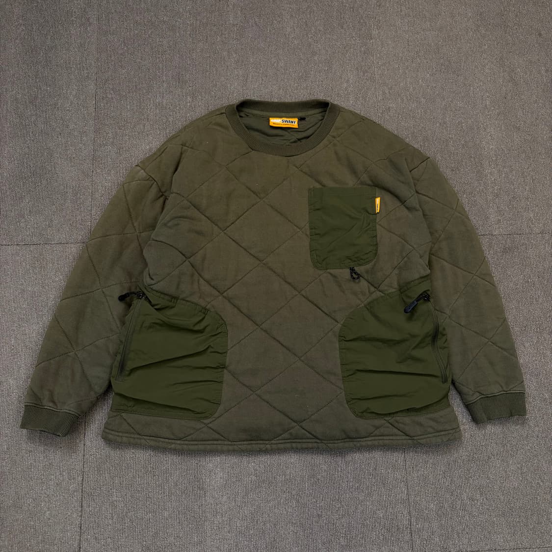 GRIP SWANY 그립스와니 우먼스 퀄팅 맨투맨 m 상품이미지1