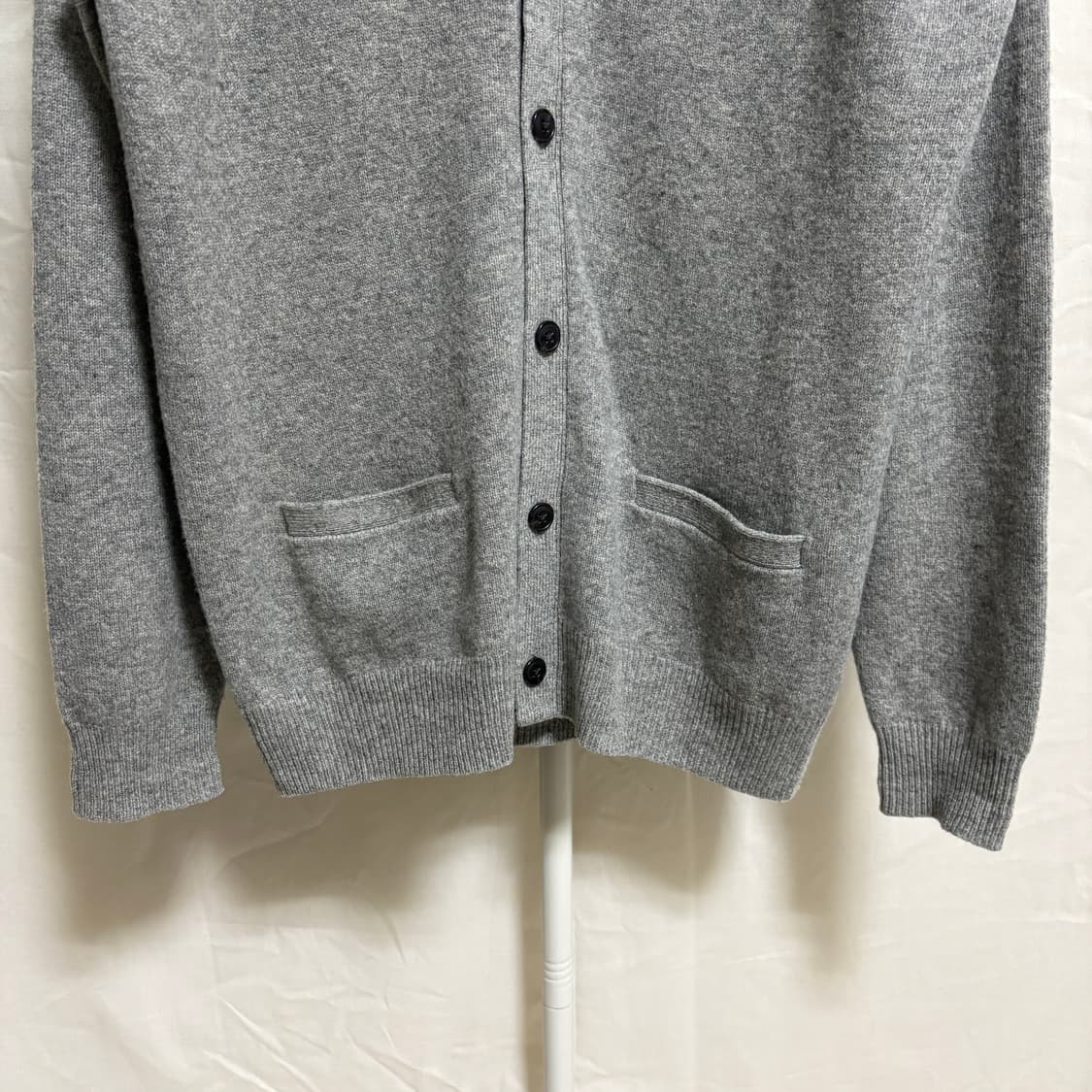 유니클로 램스울 가디건 / 그레이, XL 상품이미지3