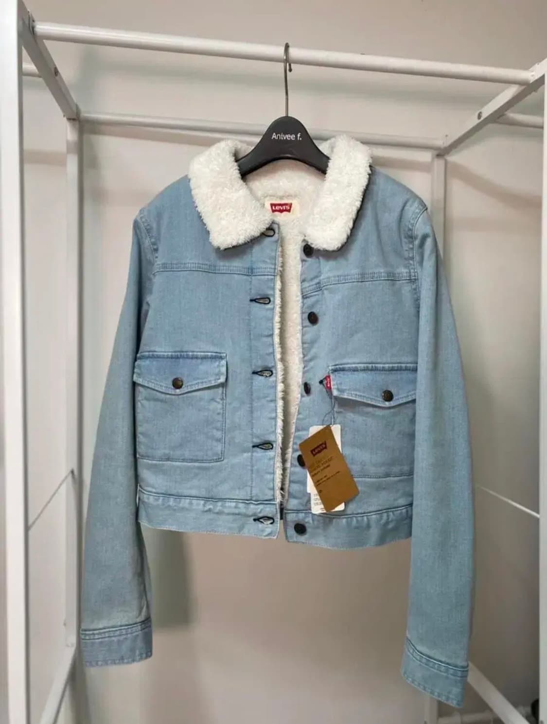 리바이스 연청 무스탕 후리스 청자켓  상품이미지1