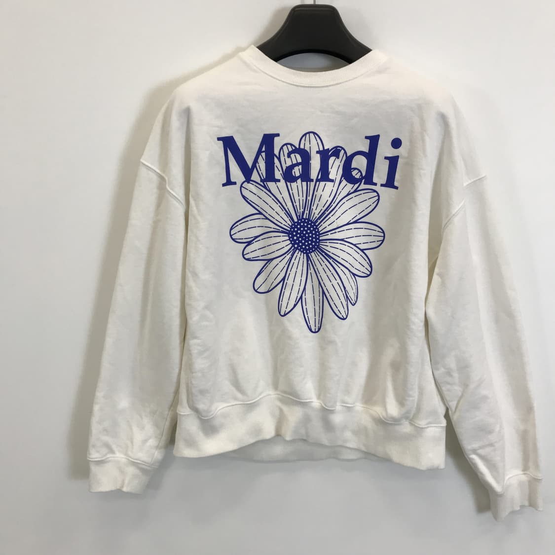 마르디메크르디 블루 플라워 맨투맨 [여성F] 상품이미지1