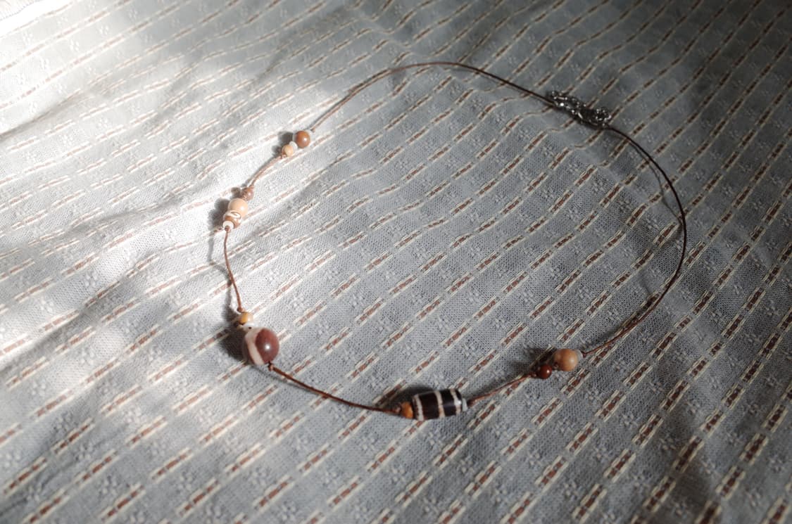 cocoa bubble necklace 코코아 버블 핸드메이드 목걸이 상품이미지6