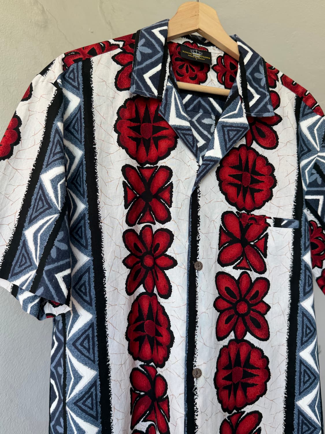 하와이안 코튼 패턴 셔츠 상품이미지2