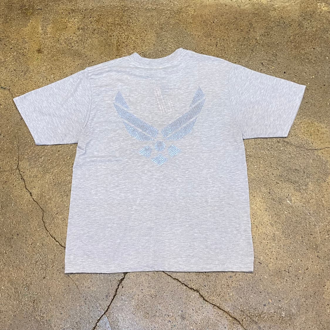 미국 빈티지 밀리터리 아미 공군 에어포스 반팔티 티셔츠 M 상품이미지4