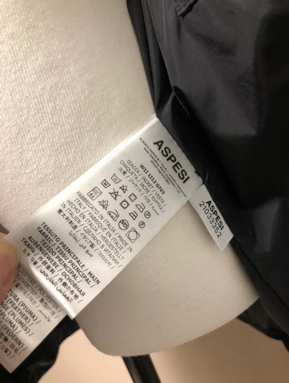 [새상품, M] 아스페시 패딩 블레이져 상품이미지5