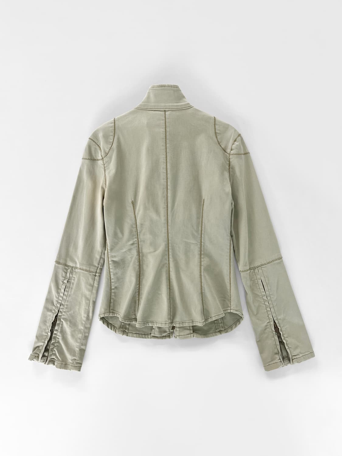 00s 빈티지 DKNY Jeans 집업 패널 코튼 자켓 상품이미지4