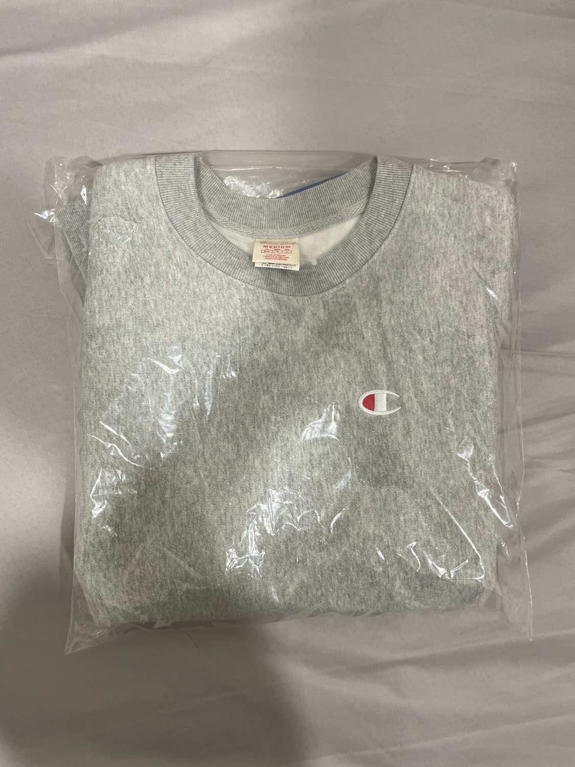 [새상품] 챔피온 리버스위브 맨투맨 그레이 / M 상품이미지1