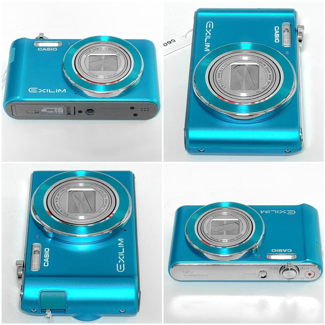 카시오 엑슬림 ZS210 스카이블루 빈티지디카 상품이미지4