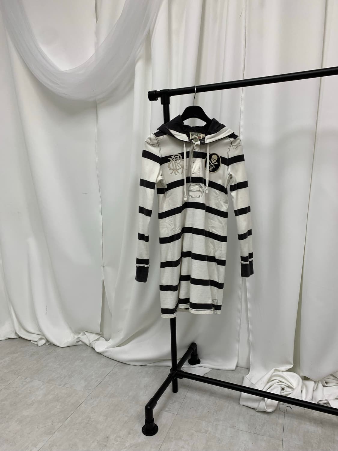 스프라이트 해골 펑크 후드 원피스 상품이미지1