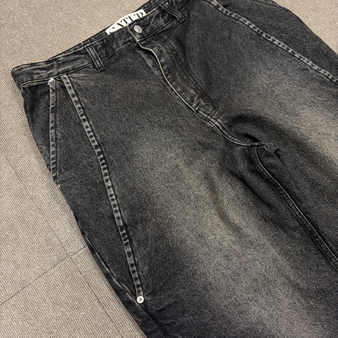 Satur 세터 비날레스 레트로 와이드 데님 팬츠 상품이미지2