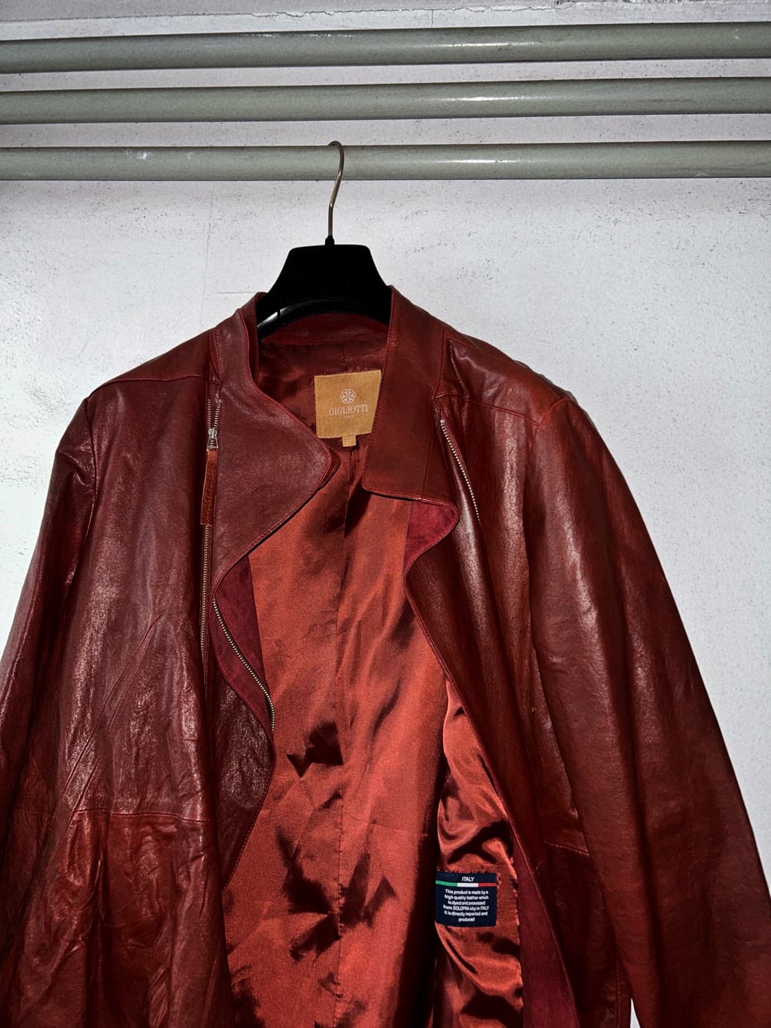 Italian Vintage Leather Jacket 상품이미지3